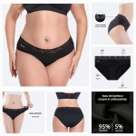 Culotte menstruelle dentelle taille basse Ais-Kiv